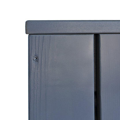 Jardinera Alta De Madera Autoportante 100x34,5x80 Cm City Grey Hortalia_2