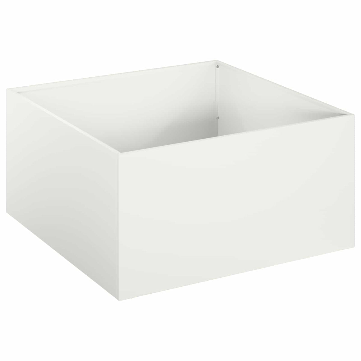 Macetero De Jardín 2 Uds. Blanco 60 X 60 X 30 Cm_2