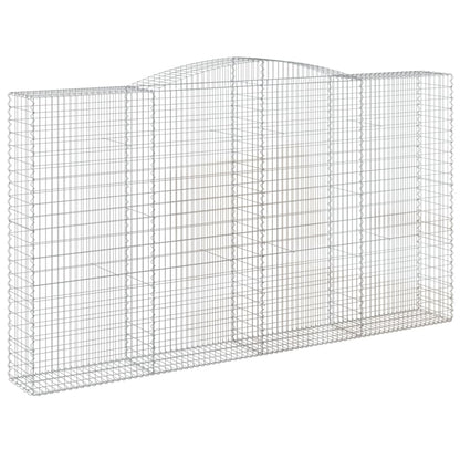 Cestas De Gaviones 8 Uds Forma De Arco Hierro 400x50x220/240 Cm_2