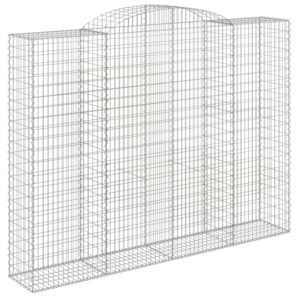 Cestas De Gaviones 6 Uds Forma De Arco Hierro 300x50x220/240 Cm_2