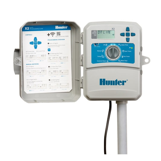 Programador Elí©ctrico Hunter X2 Wifi Exterior. De 4 A 14 Estaciones. - 4 Zonas_0