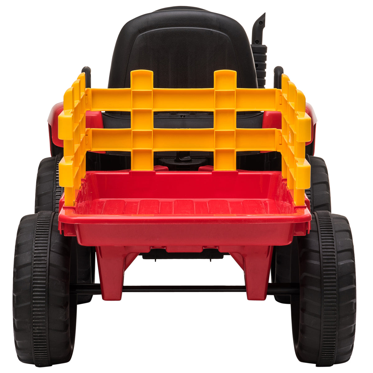 Coche De Batería Infantil Homcom Pp, Metal Rojo 136.5x50x52.5 Cm_5