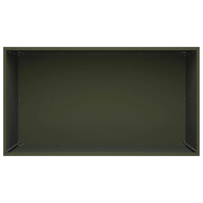 Macetero De Jardín 2 Uds. Verde Oliva 100 X 50 X 50 Cm_4