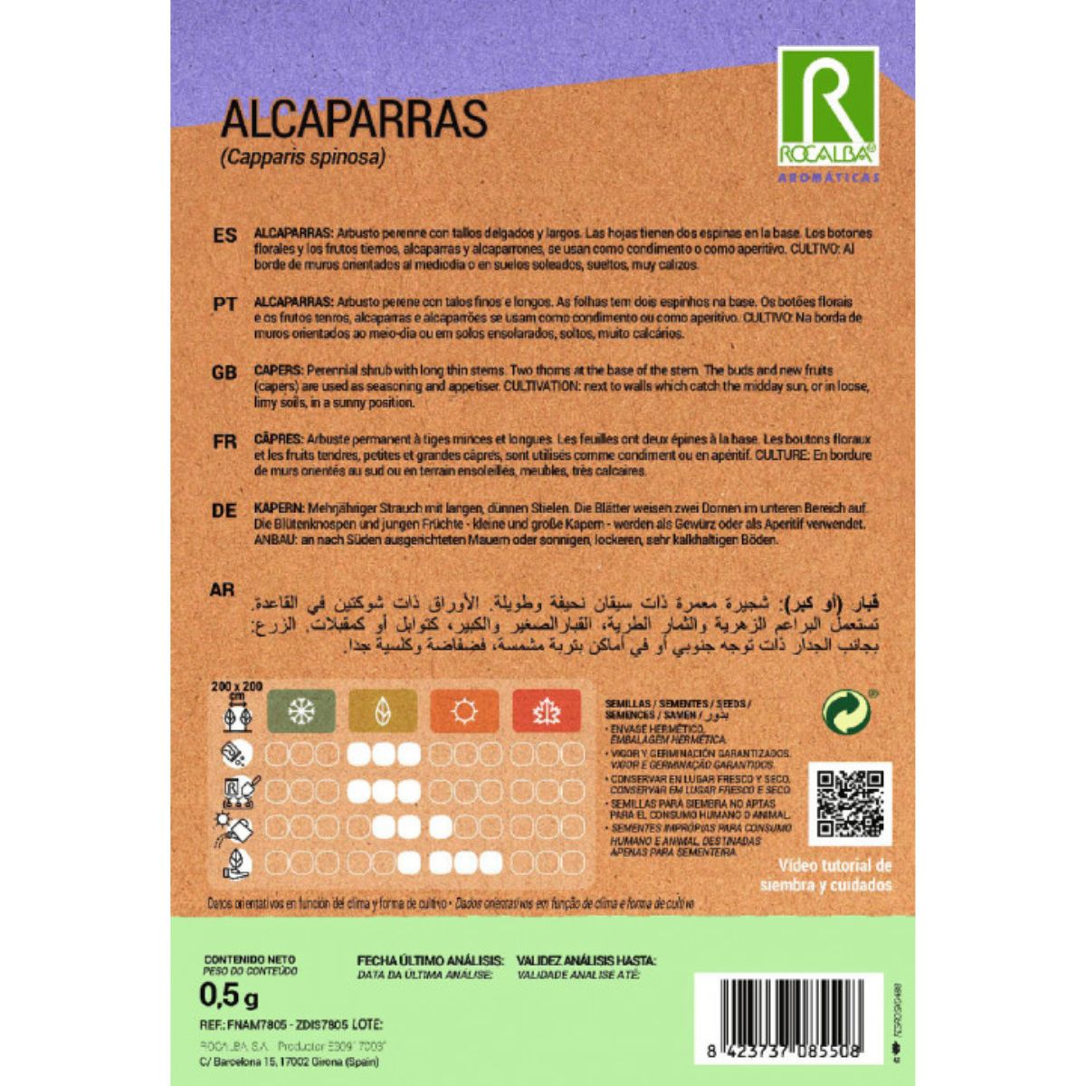 Semillas de Alcaparras