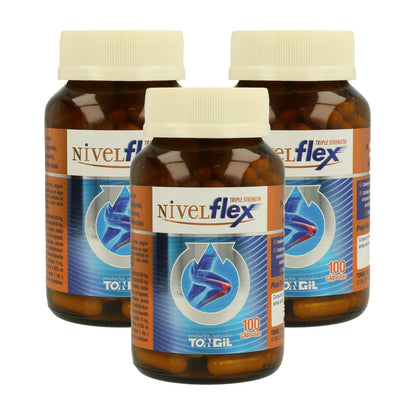 Pack 3x Nivelflex Tongil 782 mg, 100 cápsulas