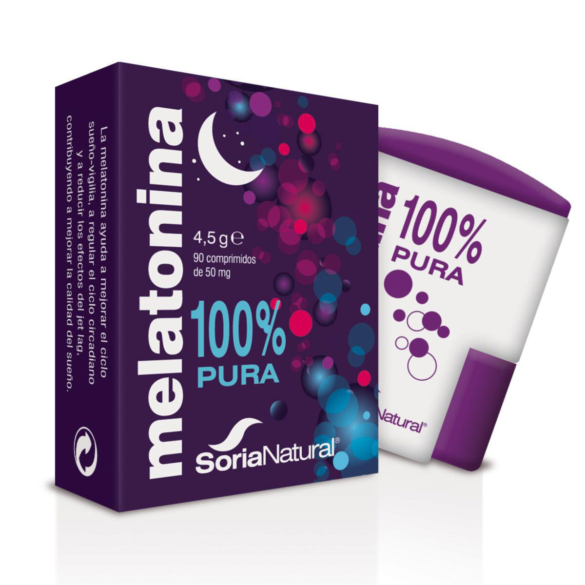 Pack 3x Melatonina Soria Natural, 90 comprimidos
