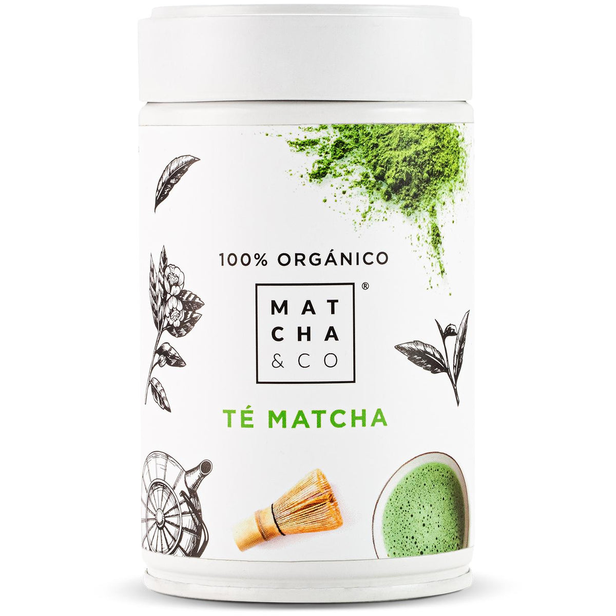 Té Matcha Ceremonial 100% ecológico Matcha & CO 80 g