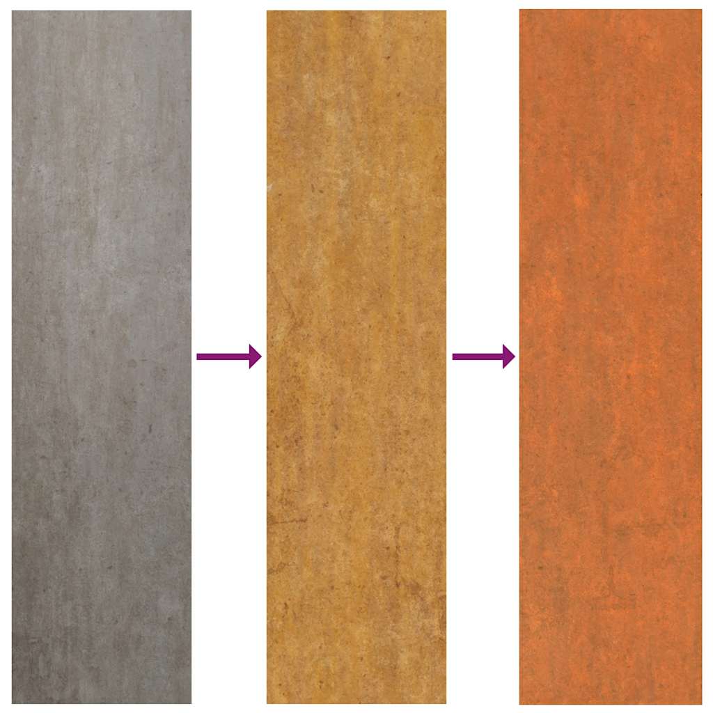 Arriate Oxidado De Acero Corten 100x100x45 Cm_4