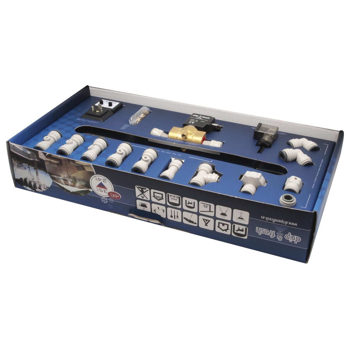 Kit completo de Nebulización con programador 12 m DripFresh