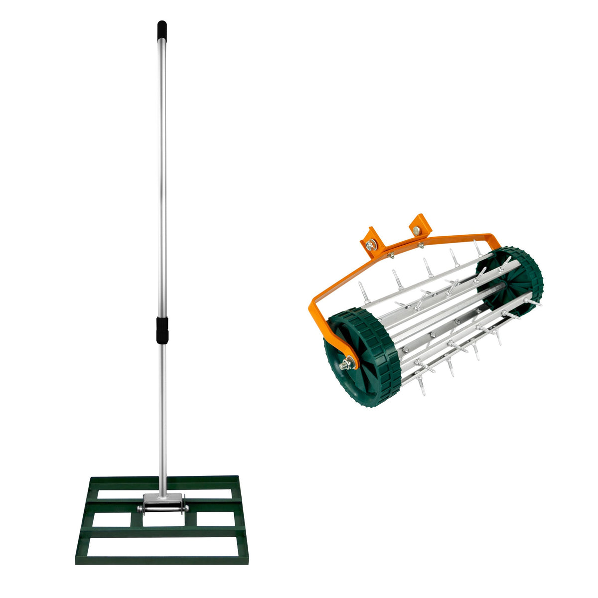 Nivelador De 50 Cm Y Aireador De Césped – Verde_0