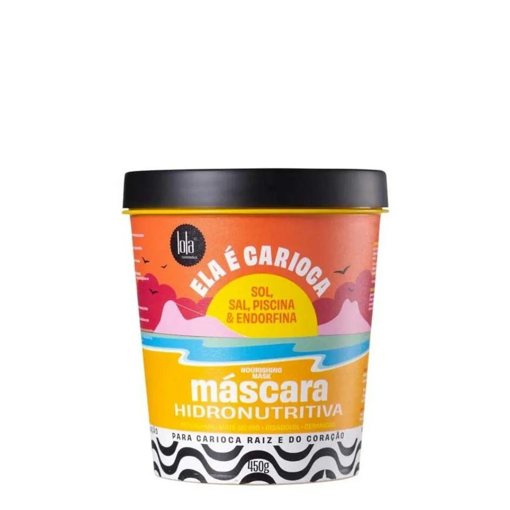 Mascarilla Hidronutritiva Cabello Seco/dañado Ela É Carioca Lola Cosmetics 500ml_0
