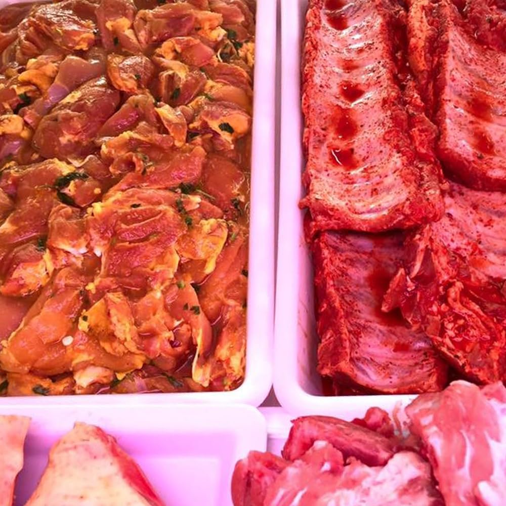 12 Bandejas Uso Alimentario: 10,7l Sin Bpa's (47,5 X 35,8 X 8,4cm) - Restaurantes, Carnicerías, Pescaderías, Catering_1