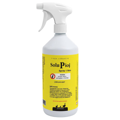 Solupioj Spray - Gallinas, Ácaros, Garrapatas, Chinches - Desinsectante Para Instalaciones De Animales - 1 Litro_0