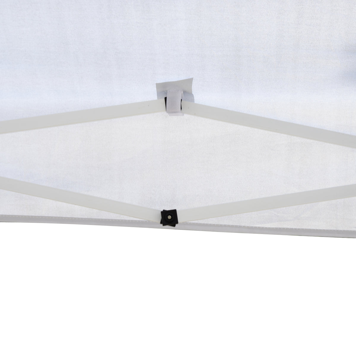 Carpa Plegable Outsunny Acero, Tela Oxford Blanco 295x295x255 Cm_4
