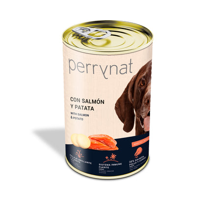 Perrynat Salmón Y Patata, 12 Latas X 400gr_0
