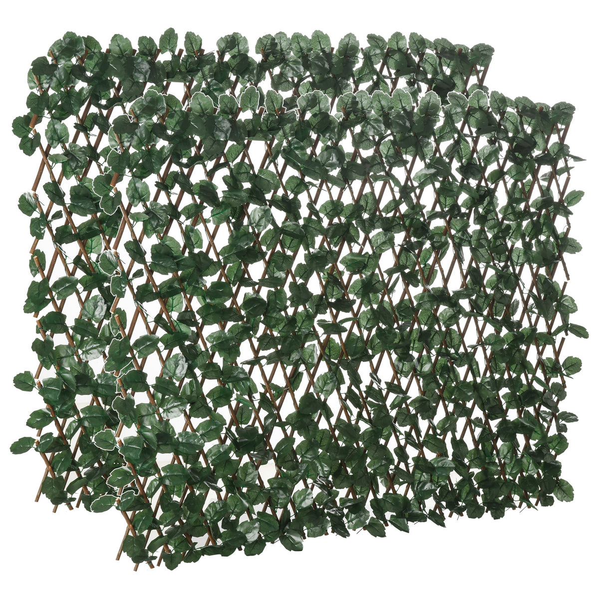Artificial En Rollo Outsunny Tela Poliéster, Mimbre Verde 295x70x2 Cm_0