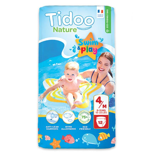 Swimmers Pañales para el baño T4 (8-15kg) Tidoo 12 unidades
