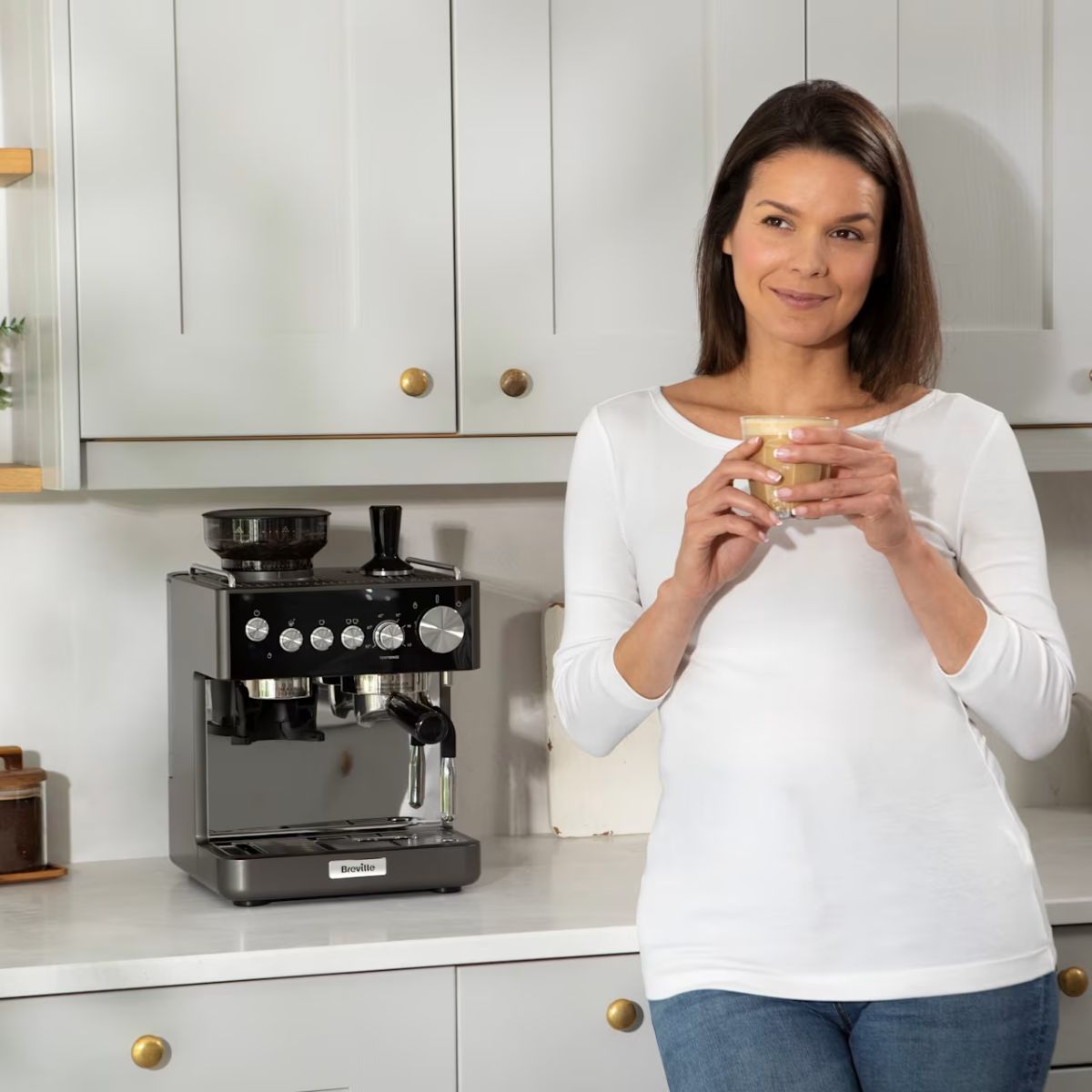 Cafetera Espresso con molinillo Breville Barista Sense VCF187X
