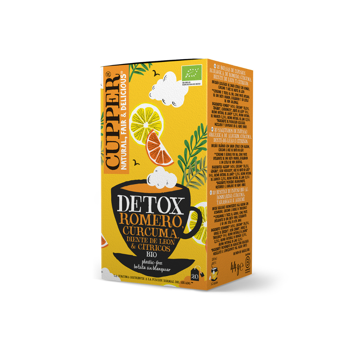 Infusión Detox Bio Cupper 20 bolsas