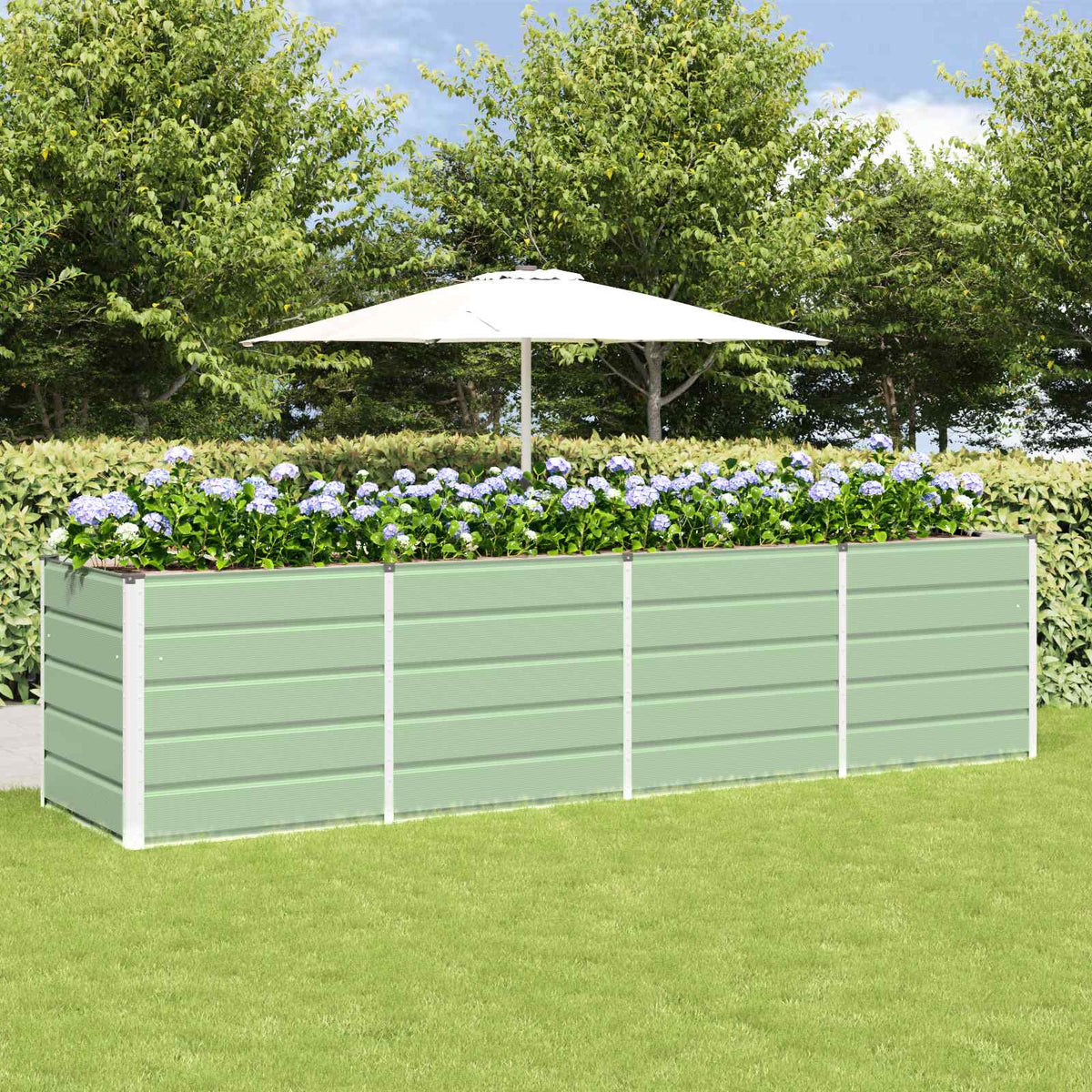 Jardinera Verde 320 X 80 X 75 Cm Acero_1