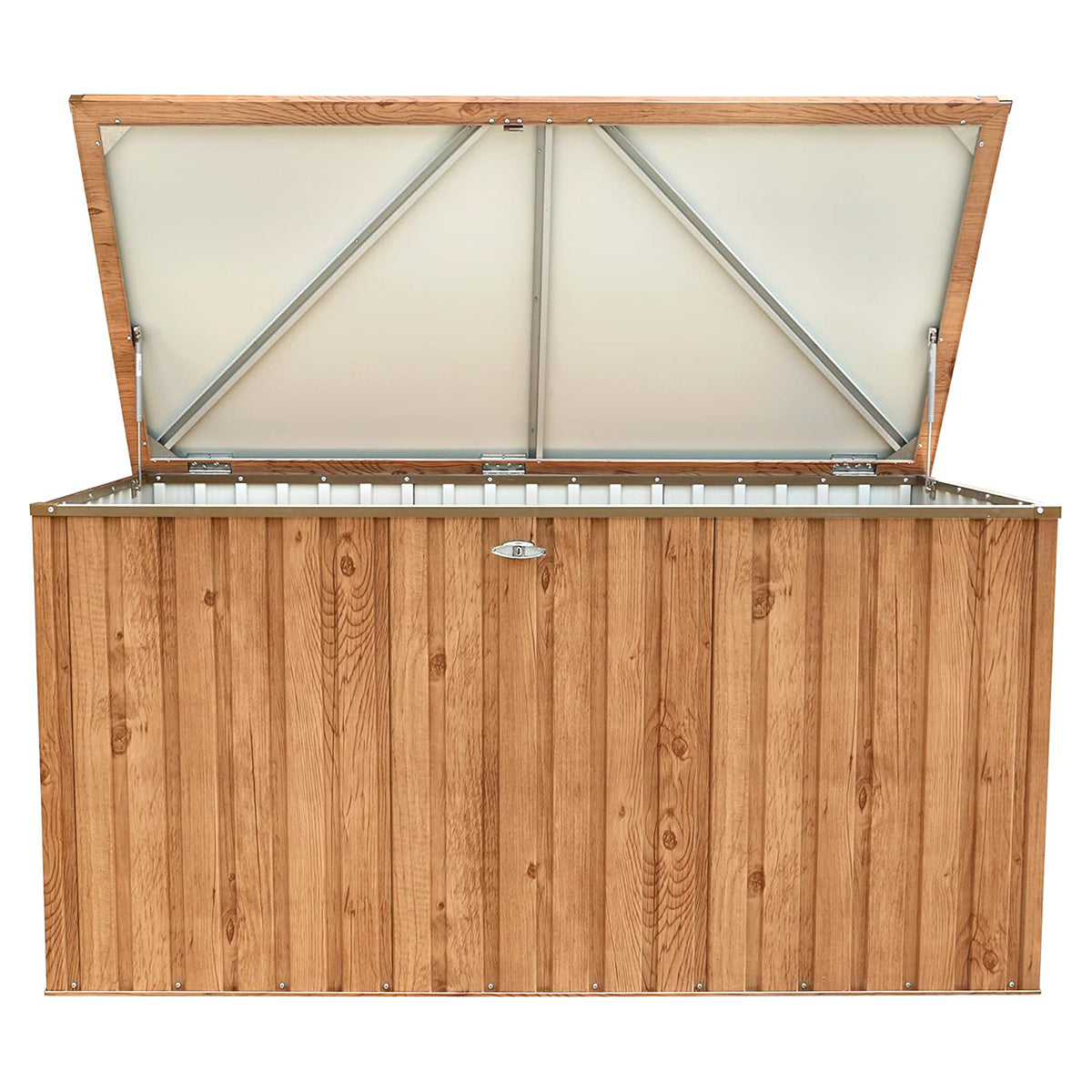 Arcon Duramax Metalico. 195 X 95 X 94,4 Cm. Color Imitacion Madera. 1450 L._5