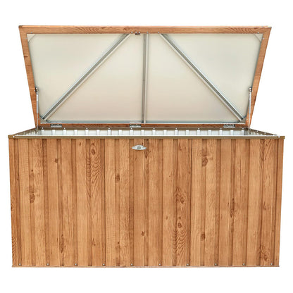 Arcon Duramax Metalico. 195 X 95 X 94,4 Cm. Color Imitacion Madera. 1450 L._5