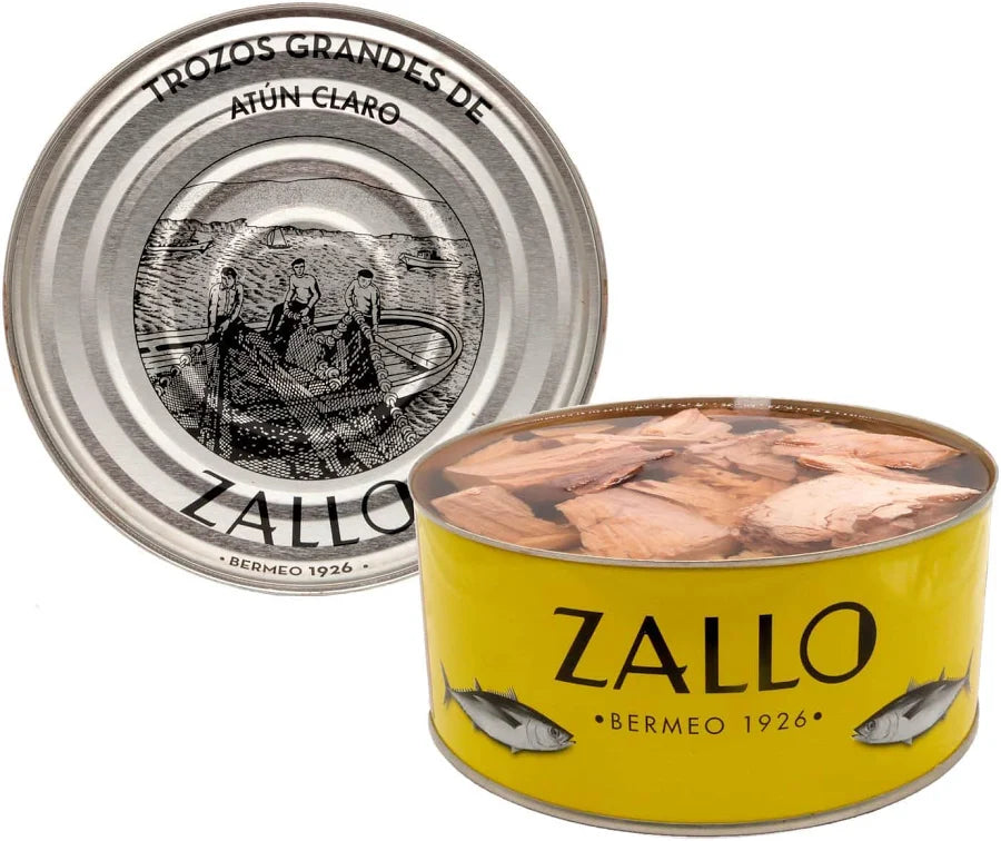 Atún Claro En Aceite Oliva Zallo Lata 1kg_0