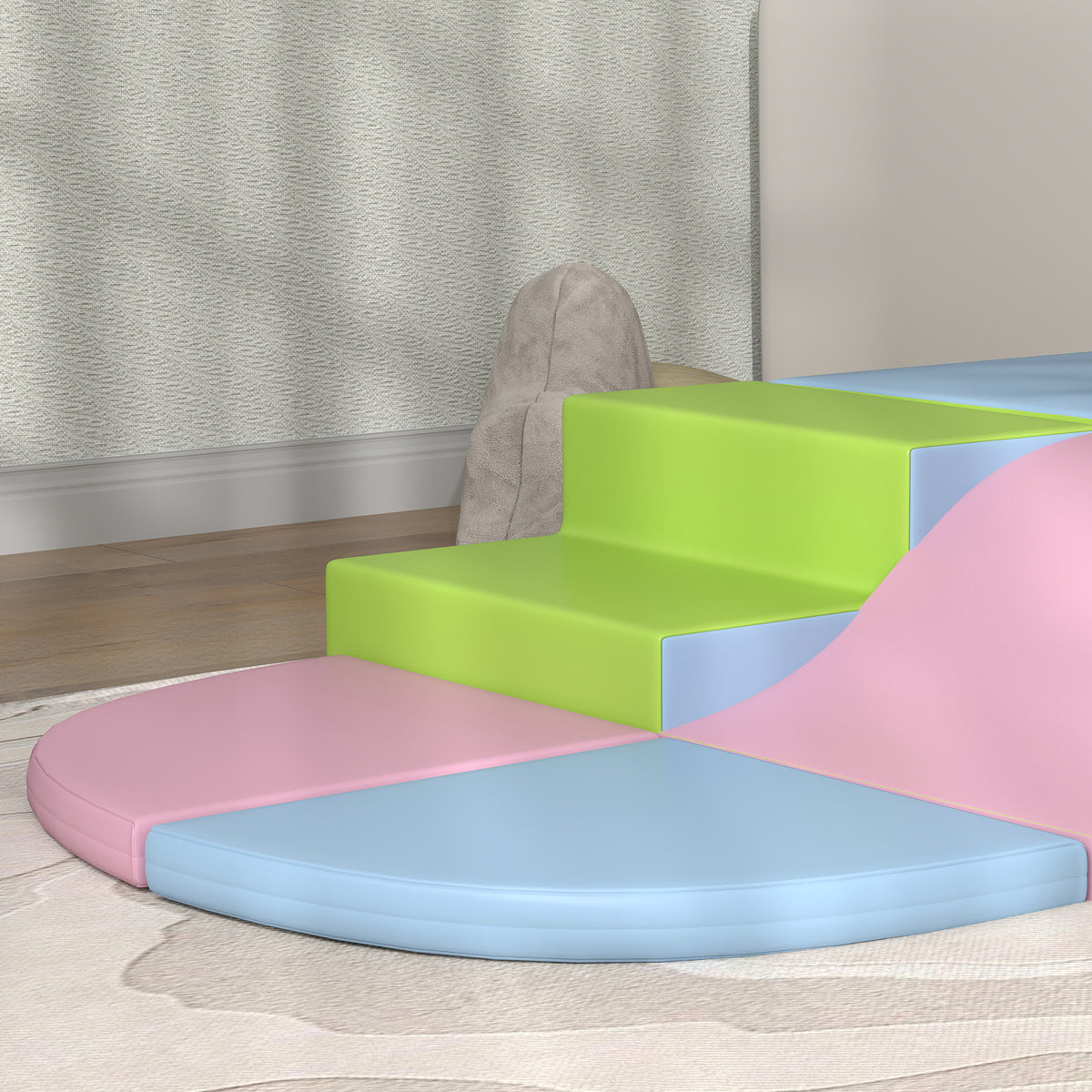 Bloques De Espuma Homcom Pu, Epe Multicolor 150x100x24 Cm_4