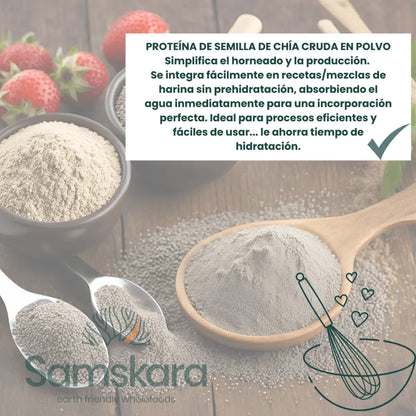 Chía En Polvo Bio - 1kg | Superalimento Ecológico Vegano Para Batidos, Smoothies Y Zumos, Sin Azúcares Añadidos_2