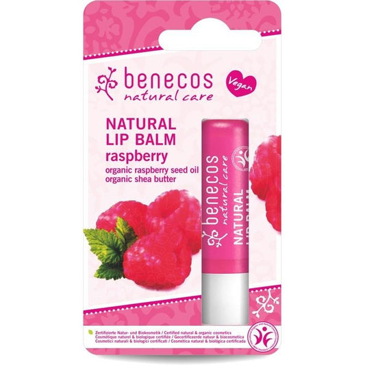 Bálsamo Labial Vegano Frambuesa Benecos 4.7 g