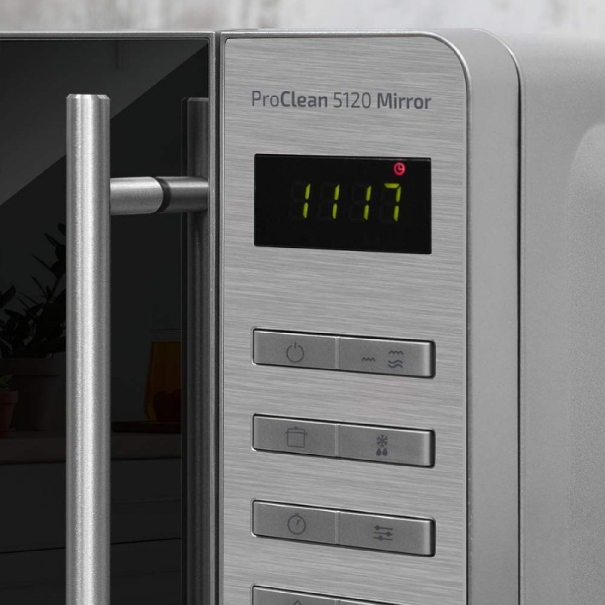 Microondas Proclean 5120 Inox. 700 W, Grill 800 W, Capacidad 20 L, Revestimiento Ready2clean Para Mejor Limpieza, Tecnología 3dwave, 8 Programas, Di_4