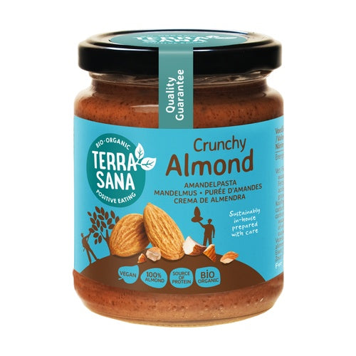 Crema de almendra con trozos de almendra 250 g Terrasana