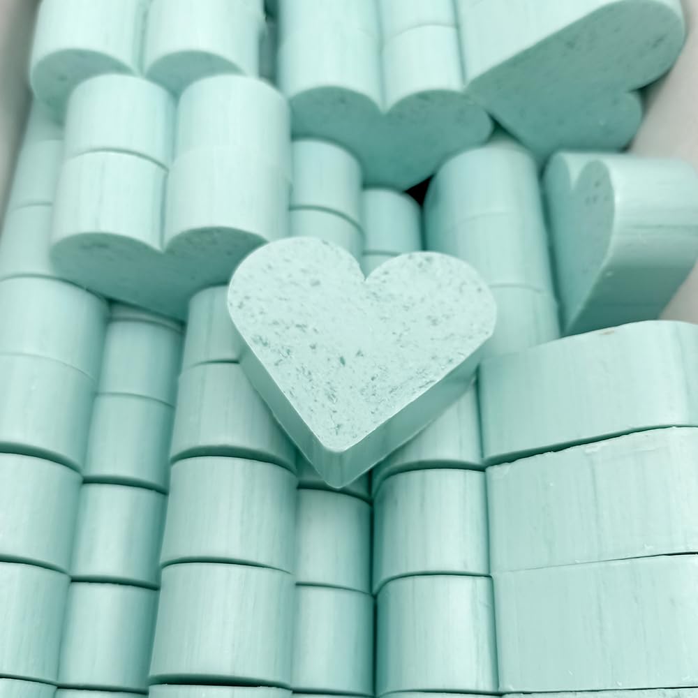 12 Jabones Aromáticos Con Forma De Corazón - Detalle Para Invitados De Eventos. Jabón Glicerina Aroma Flor De Loto_0