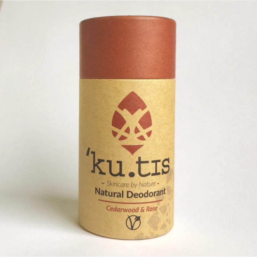 Desodorante ecológico Zero Waste Cedro y rosa Kutis 55 g