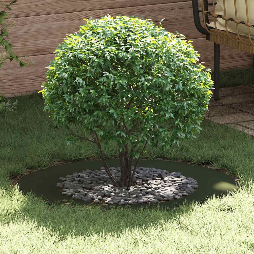 Adecuado Para Anillo De Árbol Plano Verde Oliva Ø50/80 Cm Acero_1