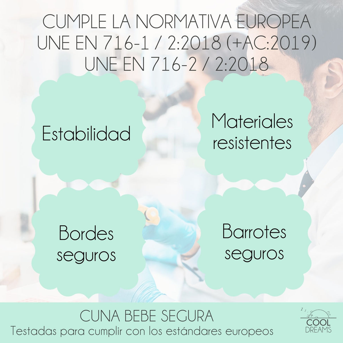 Cuna Bebé Indi Estilo Nórdico Infantil En Blanco Y De Madera De Haya, Con Colchón Morfeo Y Funda De Colchón Impermeable_4