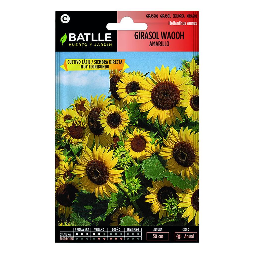 Semillas de Girasol Waooh amarillo Batlle