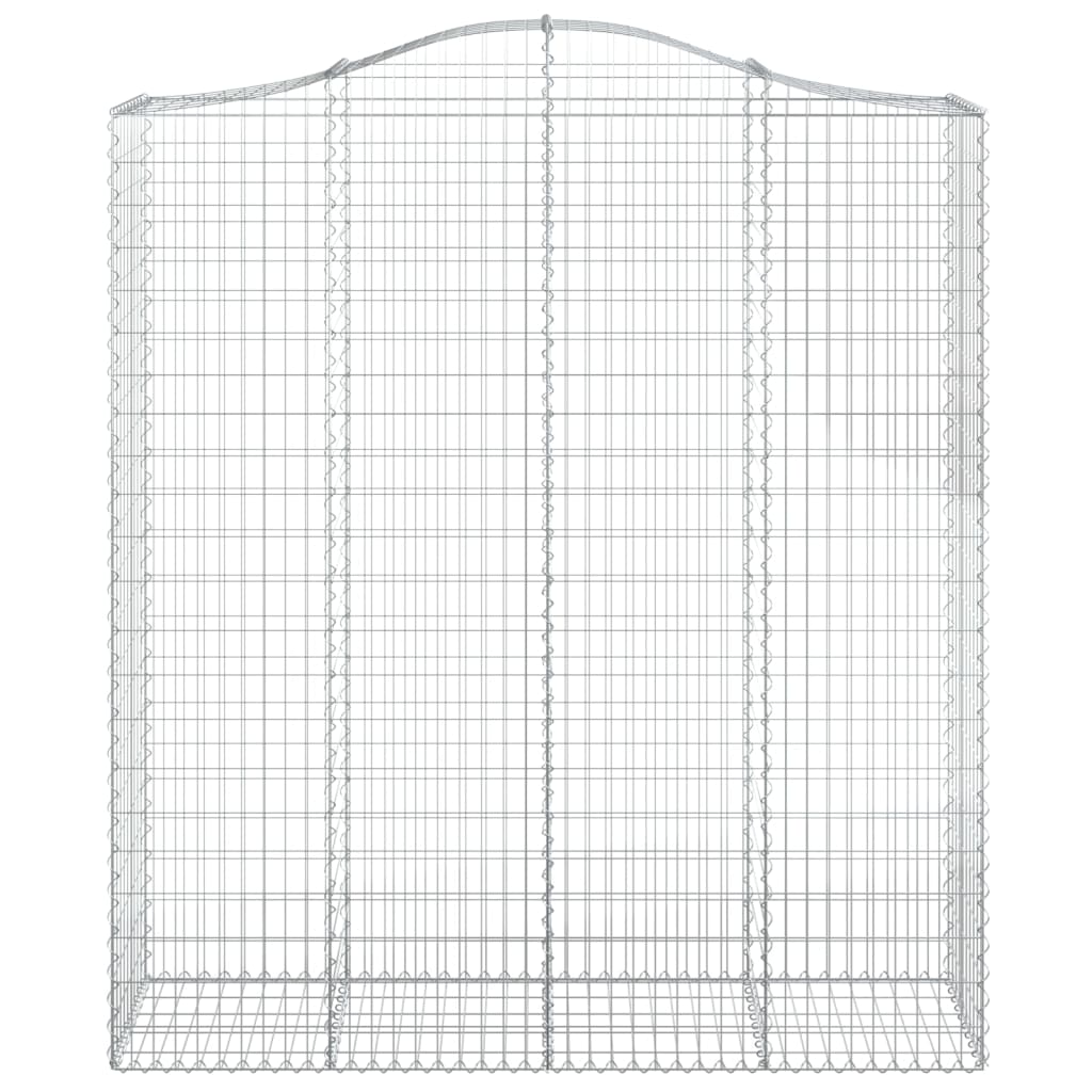 Cestas De Gaviones 8 Uds Forma De Arco Hierro 200x50x220/240 Cm_3