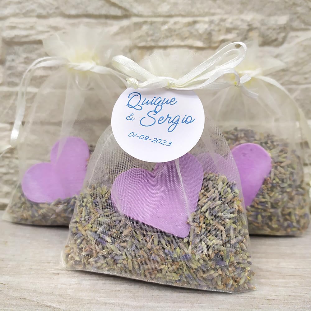 100 Jabones Aromáticos Con Forma De Corazón - Detalle Para Invitados De Eventos - Jabón Glicerina Con Aroma A Lavanda_5