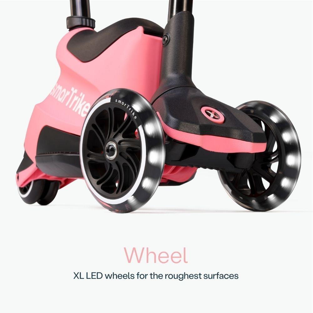 Correpasillos Patinete Evolutivo 5 En 1 Smartrike Xtend Scooter+ride On Salmon Pink_4