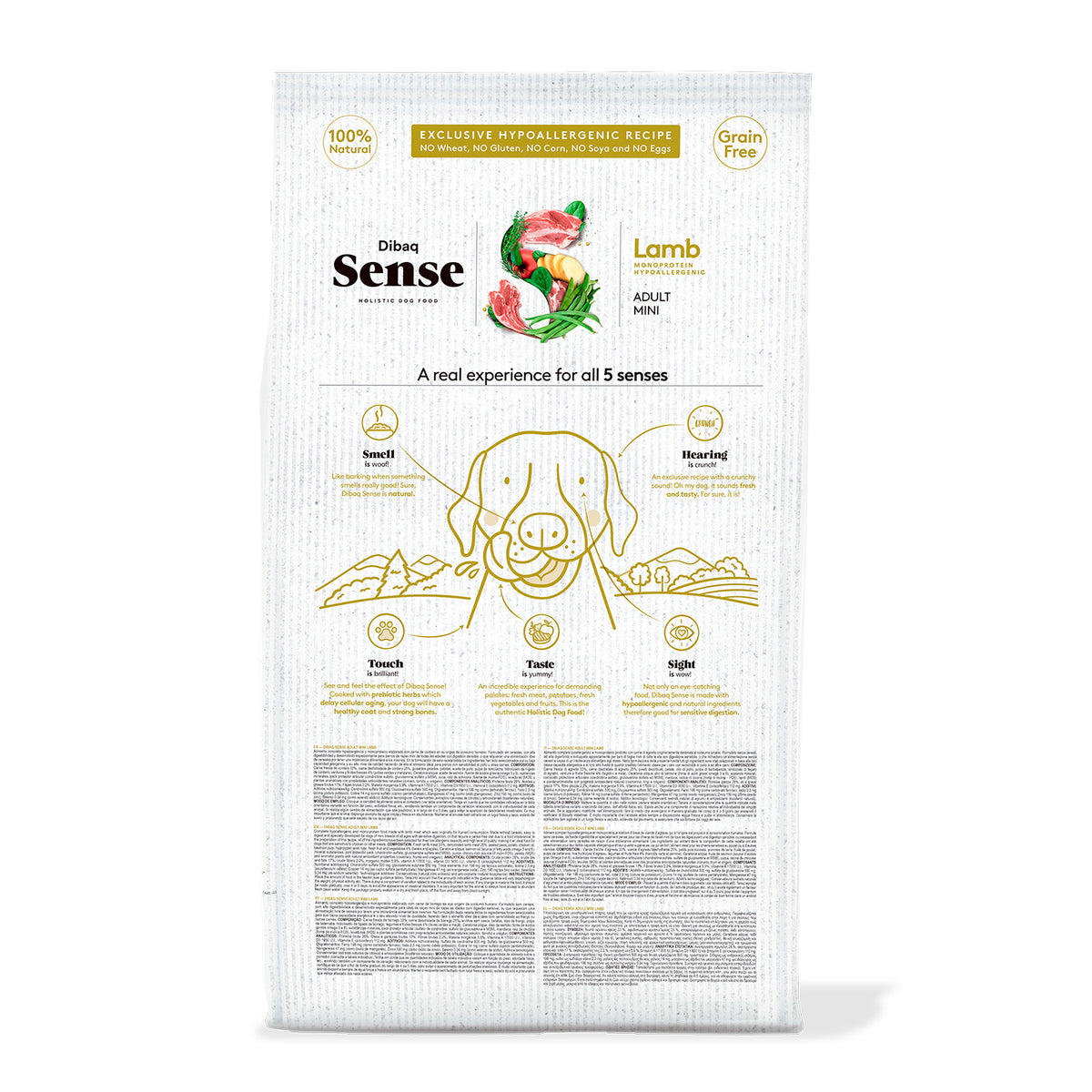 Dibaq Sense Grain Free Cordero Mini 6 Kg_1