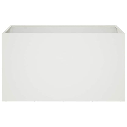 Macetero De Jardín 2 Uds. Blanco 80 X 50 X 50 Cm_3