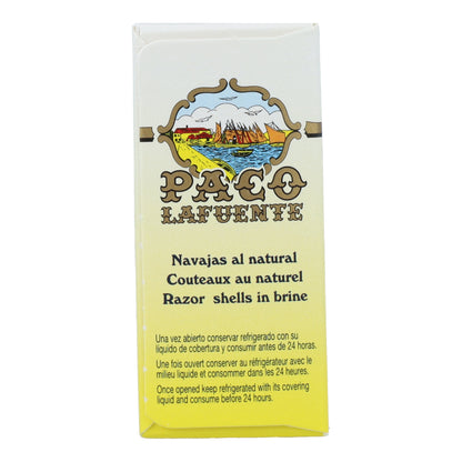Navajas al Natural Paco Lafuente 115 g (5/6 pza)