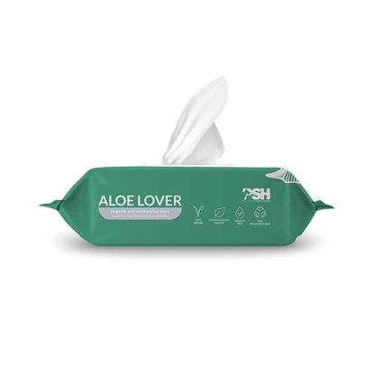 Toallitas Limpiadoras Perros con Aloe Vera PSH 40 uds