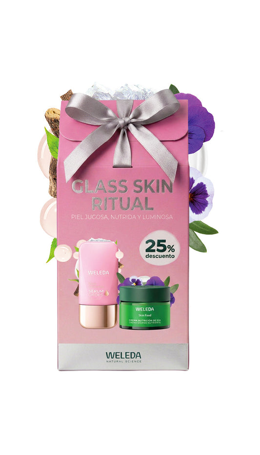 Glass Skin Ritual (Crema de Día SF + Booster Iluminador) Weleda