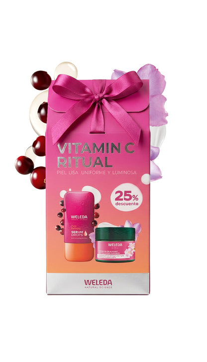 Vitamin C Ritual (Crema de Día de RM + Booster Perfeccionador) Weleda