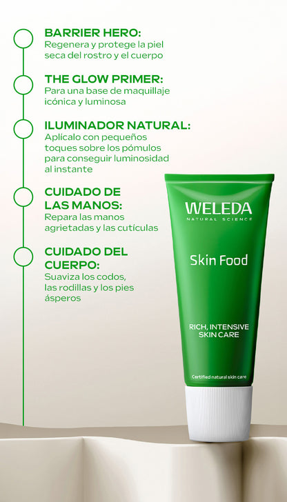 Glow Skin Ritual (Skin Food Original + Lip Stick) Weleda