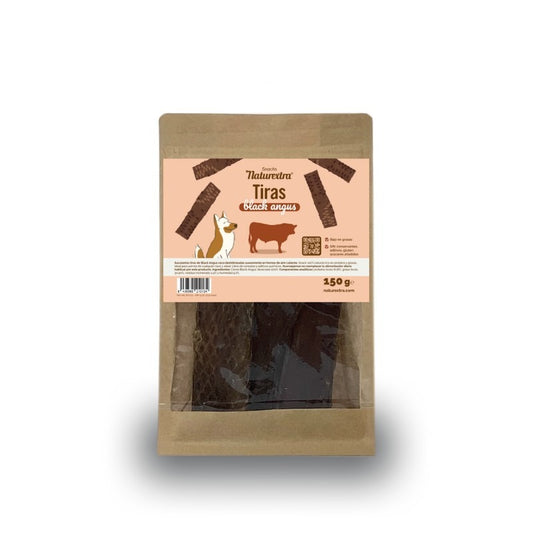 Snack natural para perros de tiras de carne Black Angus 150 g NaturExtra