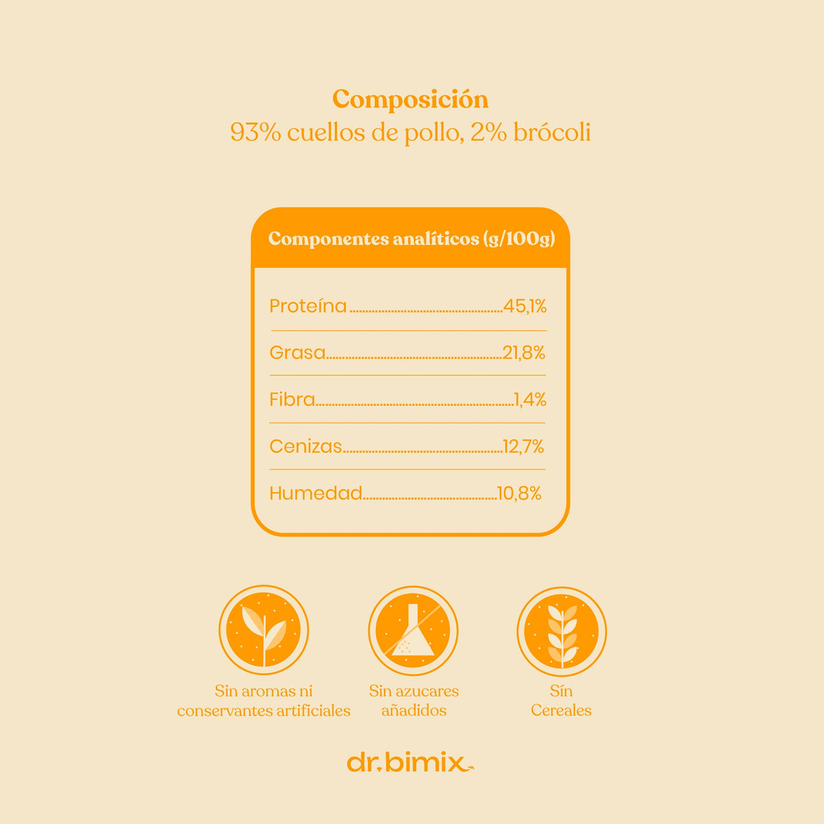 Snack Nuggets de Pollo con Brócoli para Perros 450 g dr.bimix