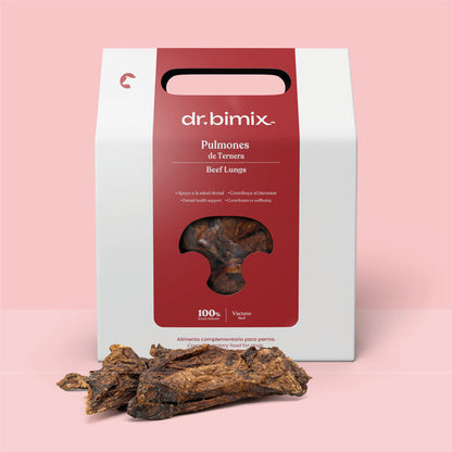 Snack Pulmones de Ternera para Perros Snack Natural 150 g dr.bimix